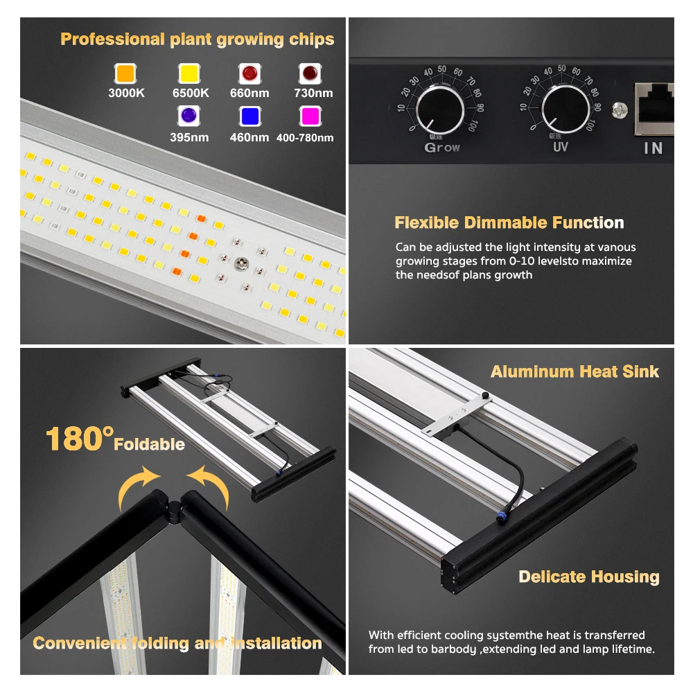 ضوء نمو LED طيفي كامل الطيف ، من من من من من من النوع من أجل الخيام المائية ، من من حيث السطوع ، من أجل مصباح البذر ، LM281B