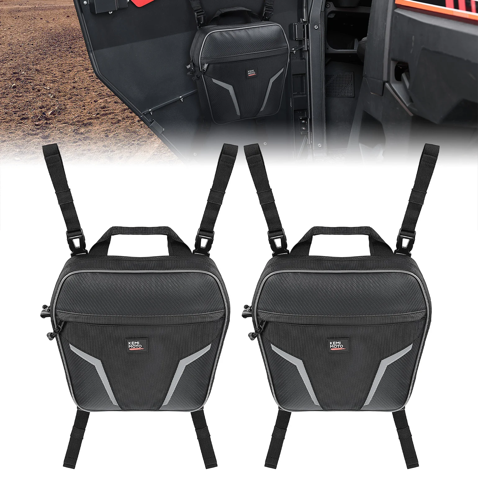 

KEMIMOTO UTV 1680D Door Storage Bags Compatible with Polaris RZR XP 1000 /570 /800 /4 800 /S 900 /4 900 Multi-functional Bag