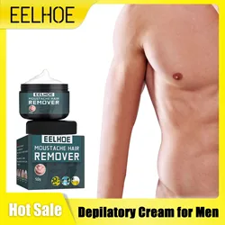 Chest Hair Removal for Men Painless Remove Beard Legs Hair Gentle Non Irritating Whitening Smooth Armpit Hair Removing Cream