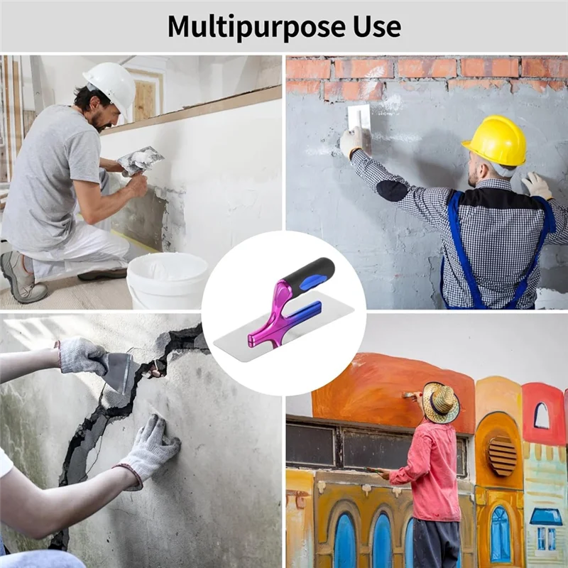 أدوات منزلية 3 قطع ملعقة جص، ملعقة حوائط جافة، أداة تشطيب فنية للرسم، أدوات جص البندقية، منتجات ديكور المنزل، ألعاب