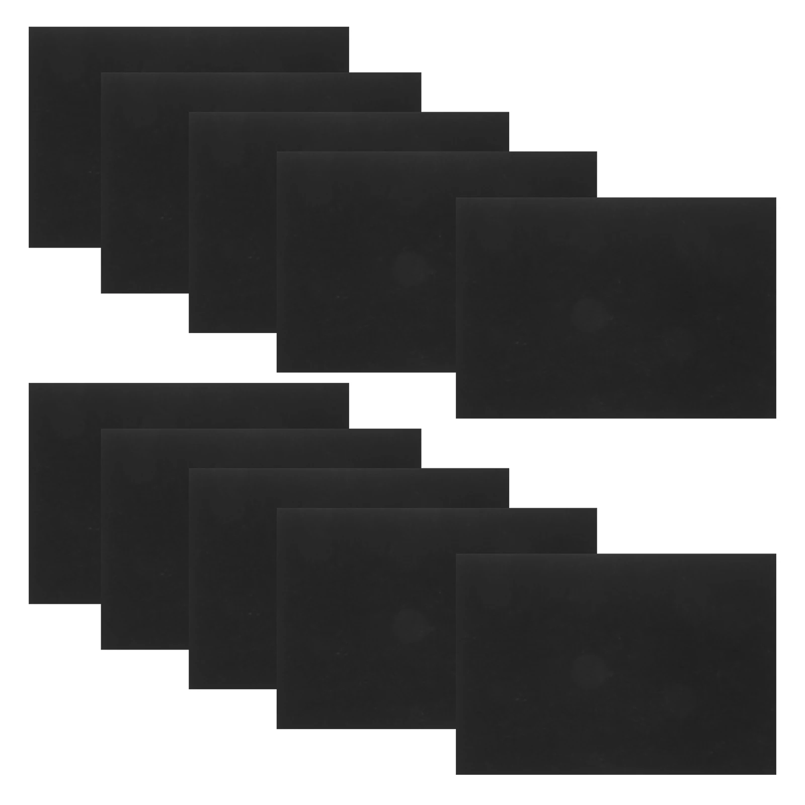 

10pcs White Adhesive Felt Sheets Strong Back Glue Furniture Leg Pads Table Protectors Anti Skid Noise Reduction Floor Protectors