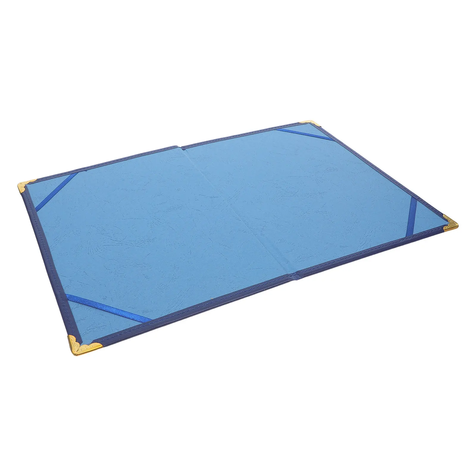 A3 Diploma Certificate Holder Gold Foil Border Cover Document Sleeve for Graduation Awards Ceremony Presentation 18x25cm
