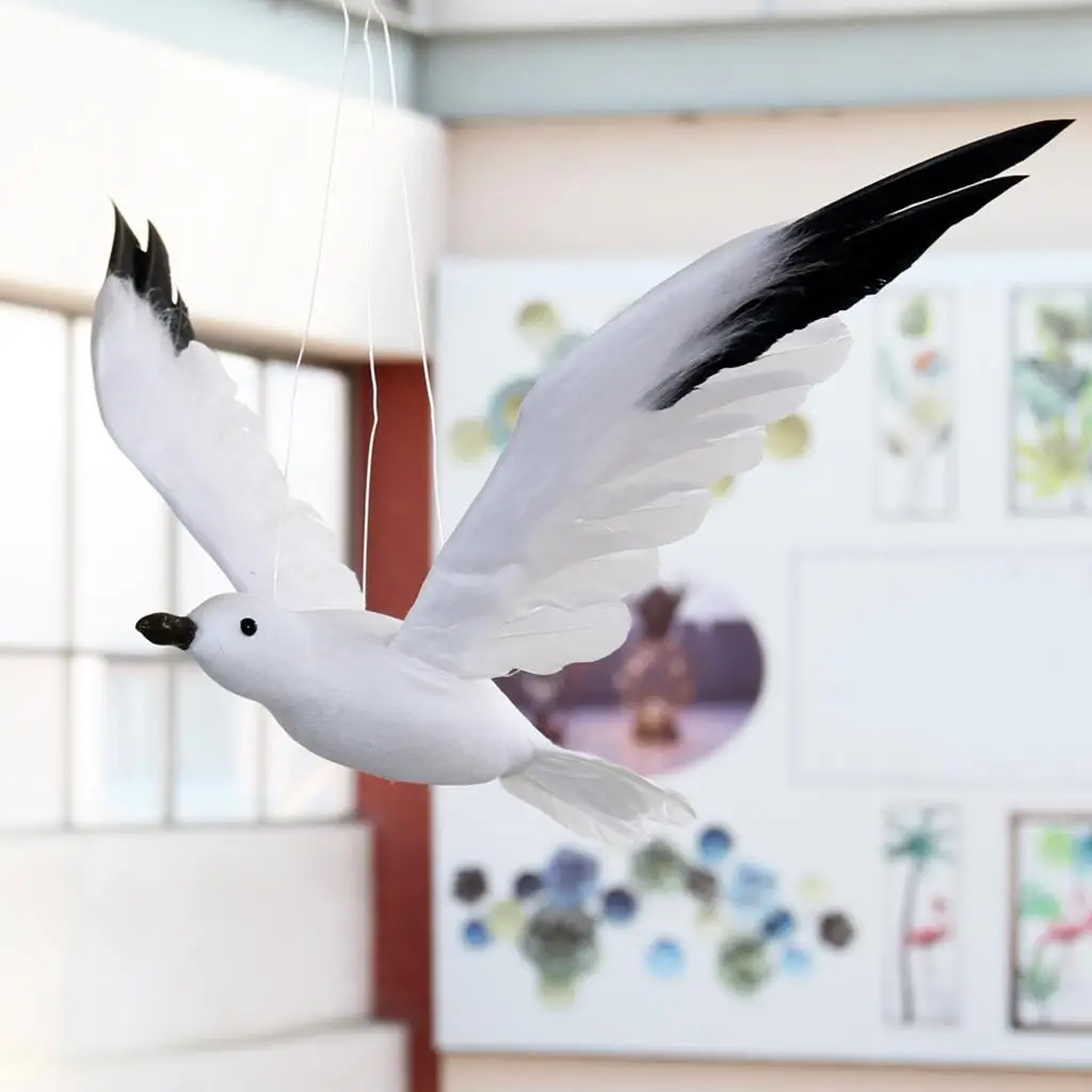 Wall Hanging decor for art Flying Seagull Bird Statue /Seaside/ Theme Room Decoration