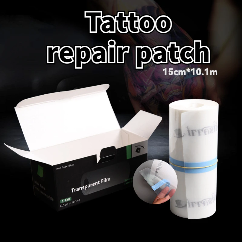 Impermeável Tattoo Film Aftercare, Protective Skin Healing, Bandagens adesivas, PU, Food Grade, Acessórios de Reparação, 10m Pcs