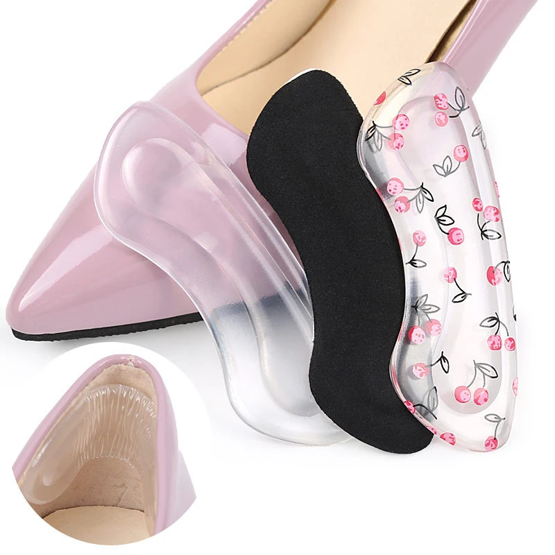 

1/2pair Heel Pads for Shoe Too Big Self-Adhesive Heel Inserts Heel Grips Heel Protectors to Prevent Pain Blisters Calluses