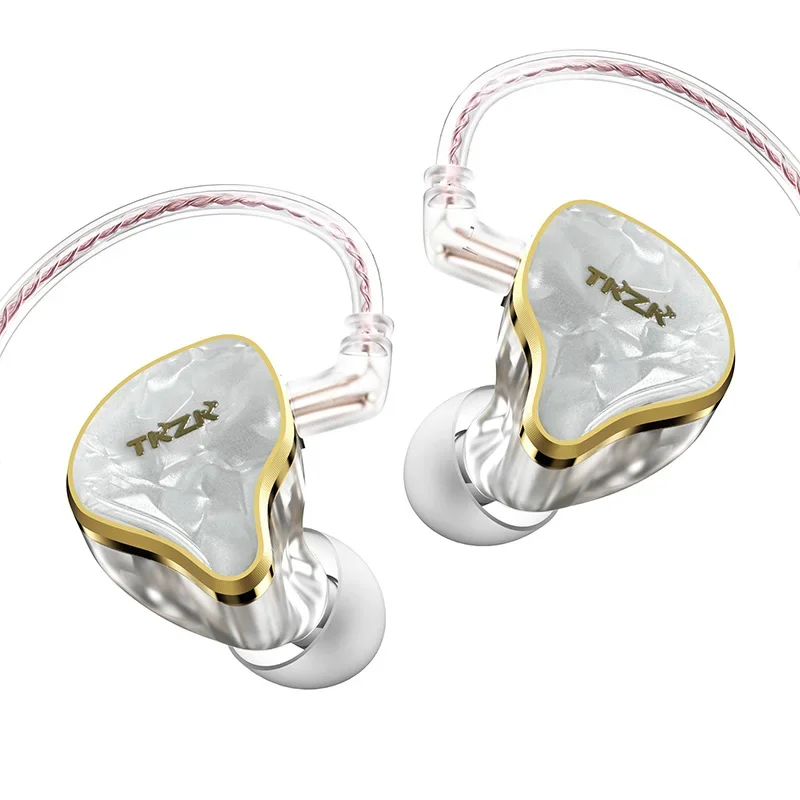 TKZK TK02 HiFi In-ear Earphones Gold-plated 2 pins for a variety of upgrade cables HiFi sound quality Comfortable to wear