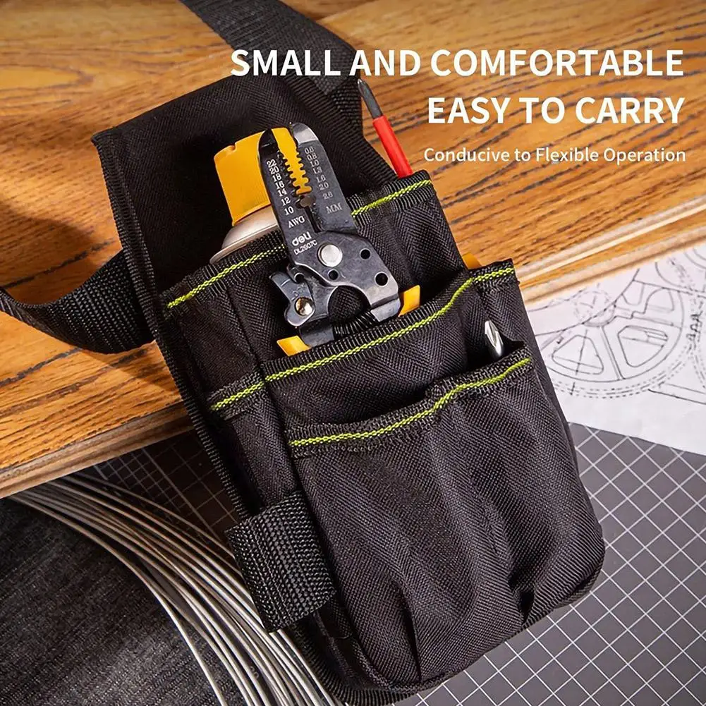 Pocket Tool Pouch With Belt Clip, Electrician Tool Pouch, Tool Belts For Men, Utility Pouch with Adjustable Belt
