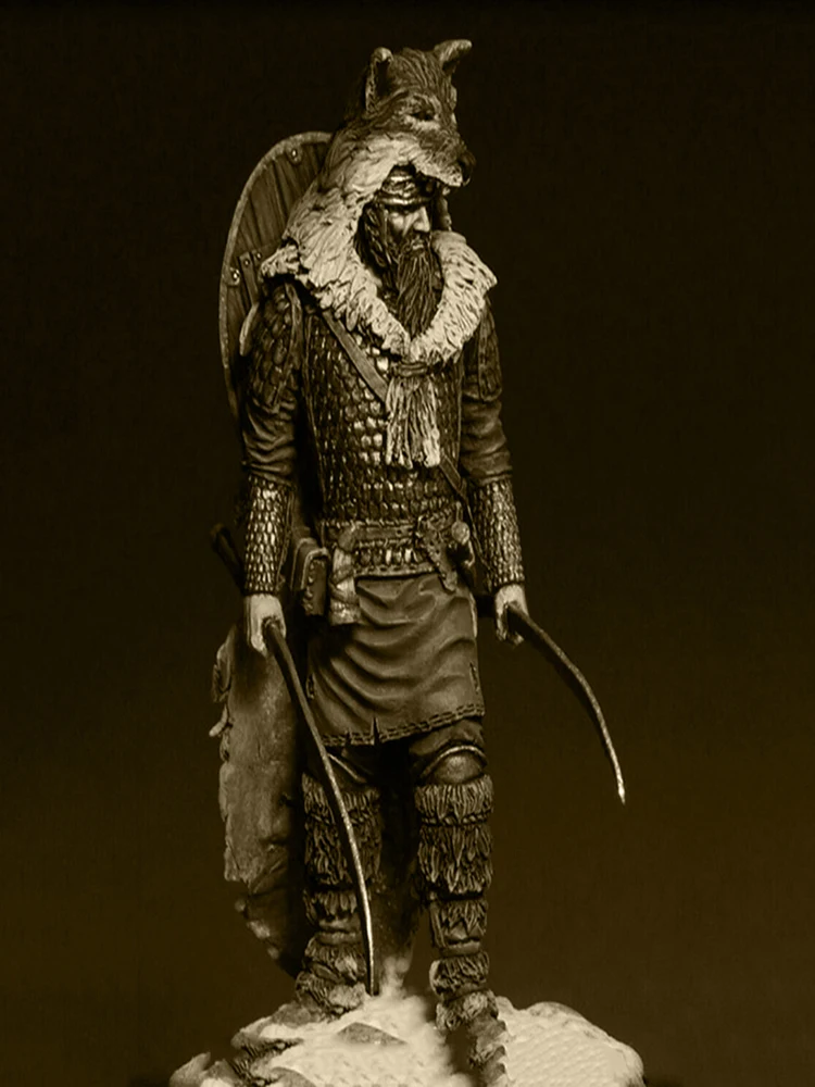 Selbstmontierter neuer unmontierter 1/24 ANCIENT The Dacian Warrior Resin Figure Unbemalter Modellbausatz