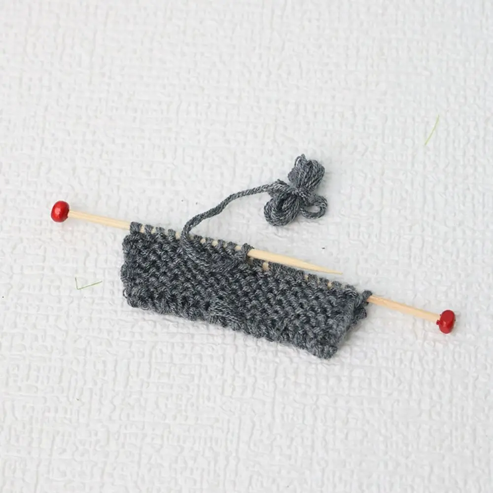 Thick Thread Miniature Knit Sweater Model Scene Props Imitation Dollhouse Simulation Knitting Yarn Handicraft Colorful