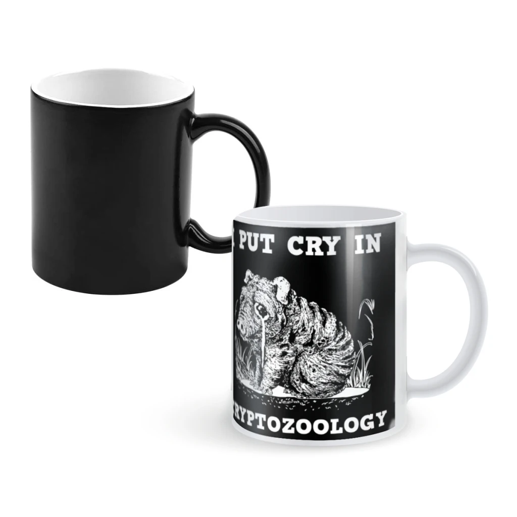 

I put cry in cryptozoology SquonkCoffee Mugs And Mug Creative Color Change Tea Cup Ceramic Milk Cups Novelty Gifts