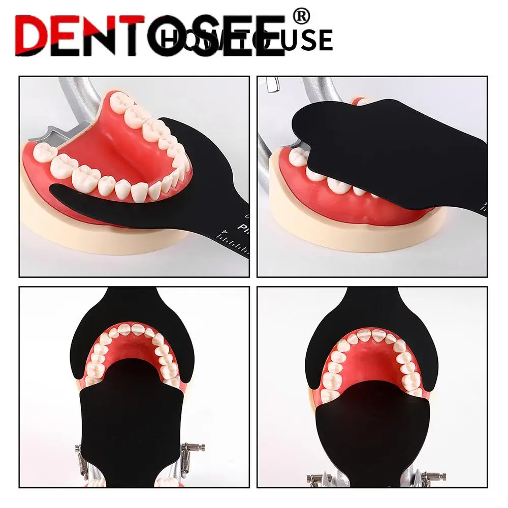 Dental Orthodontic Photo Contrast Background Board Intraoral Photographictool Black Oral Cheek Plate Orthodontic Contraster