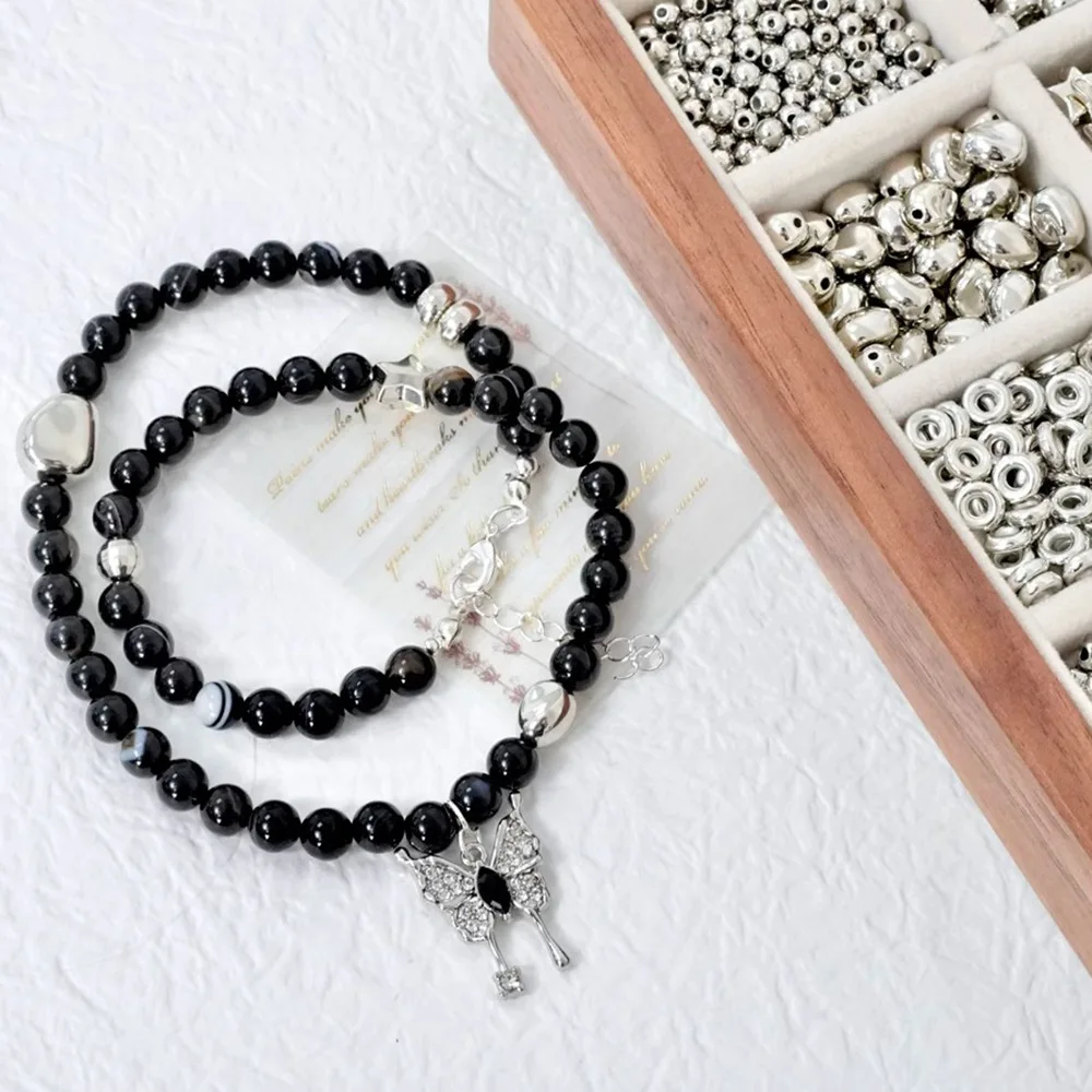 315pcs White K-color, Spacer Beads, DIY Accessories, Loose Beads, Random Style. Acrylic Beads, Bracelets, Necklaces, Festivals