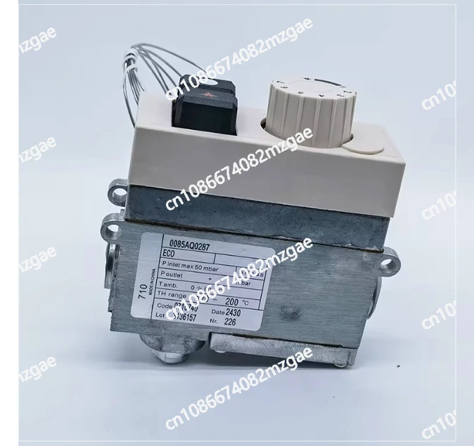 High-Temperature Thermostatic Valve 120-200°C for Fryers, Model 710 Minisit Gas Fryer Temperature Control Part