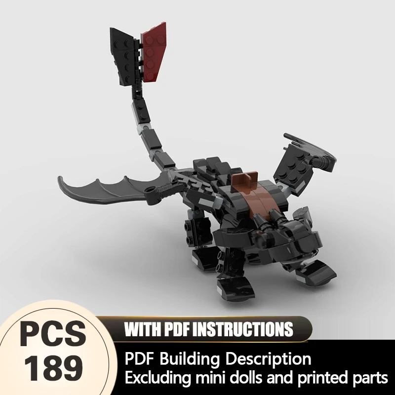 

Creators Animal Series Model MOC Building Bricks Villain Dragon Modular Technology Gifts Holiday Assemble Children Toys Suit