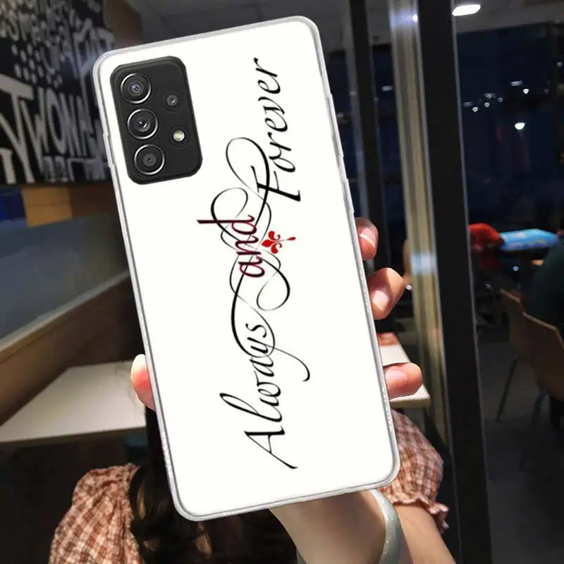 Always And Forever The Originals Phone Case For Galaxy Samsung A02S A03S A04S A05S A15 A25 A35 A55 A9 A8 A7 A6 J8 J6 J4 Plus