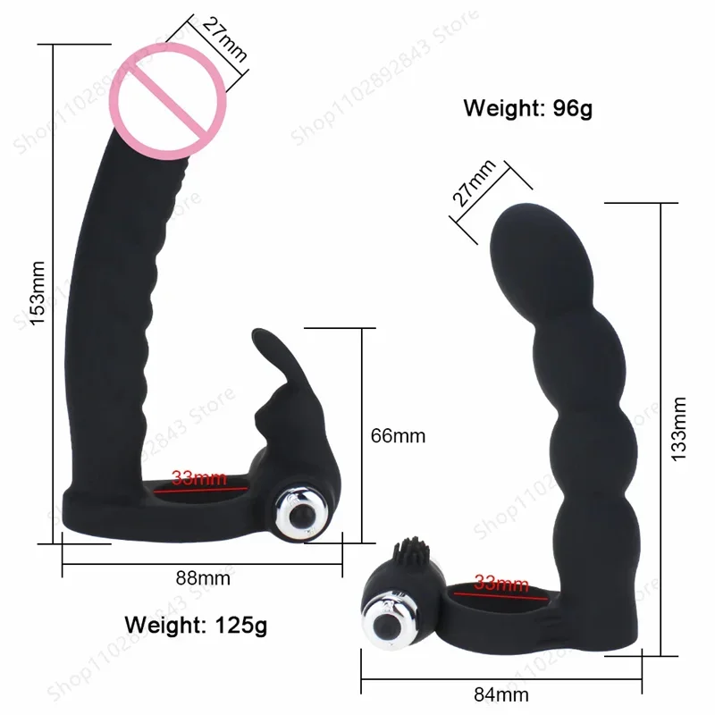 Desire Anal Extension Silicone Beads Anal Plug Squirt Intimate Toys Pump Large Dildo Glans Training Toysenlargement Metal