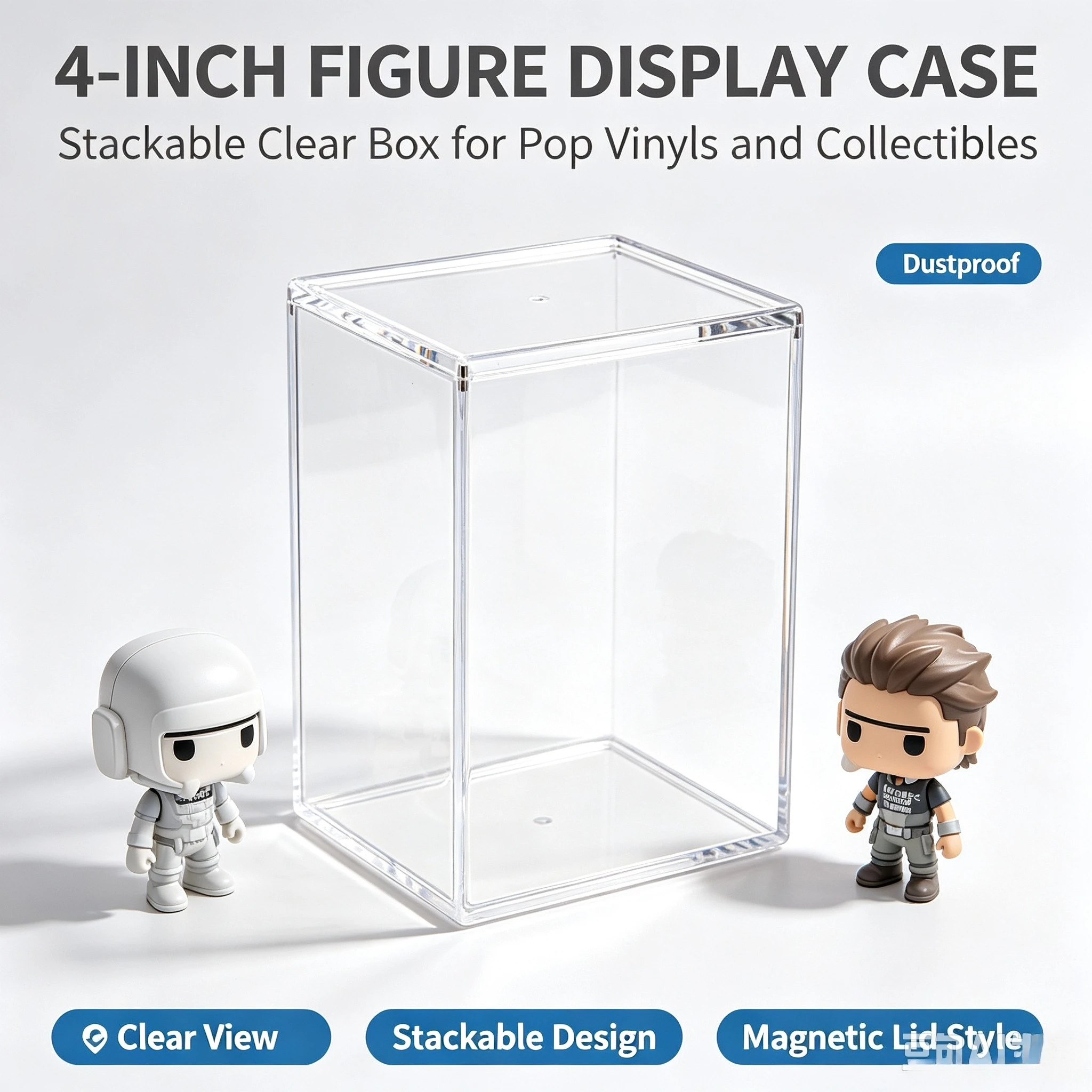 Funko Pop Protector - Прозрачный акриловый футляр для фигурок Funko