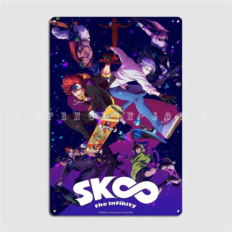 Sk8 The Infinitys Metal Plaque Poster Pub Garage Club Retro Plaques Tin Sign Poster