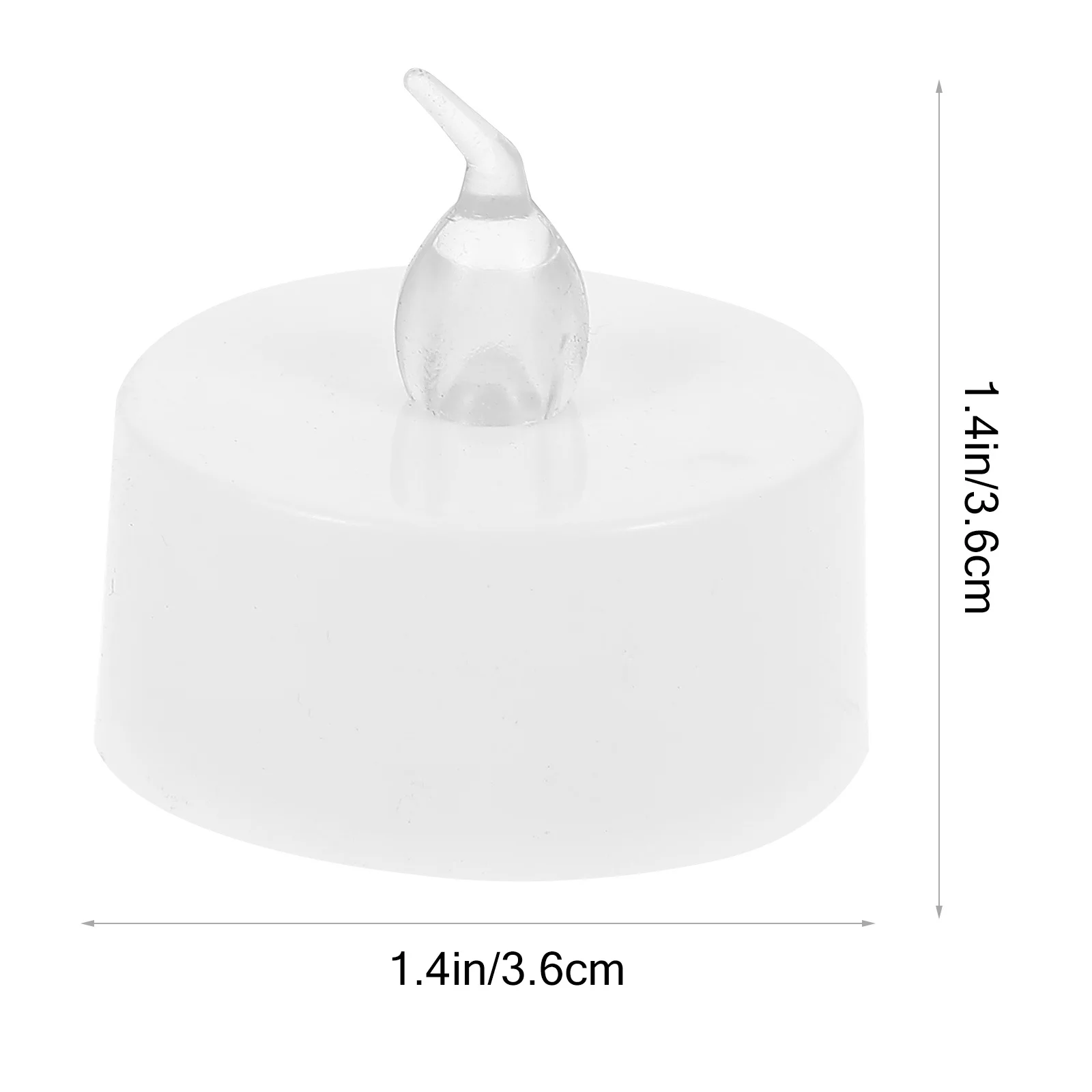 12 قطعة Led مصباح الضوء الإلكتروني الخفقان عديمة اللهب ديكور للحزب المنزل فندق عطلة الأبيض الكهربائية فريدة من نوعها