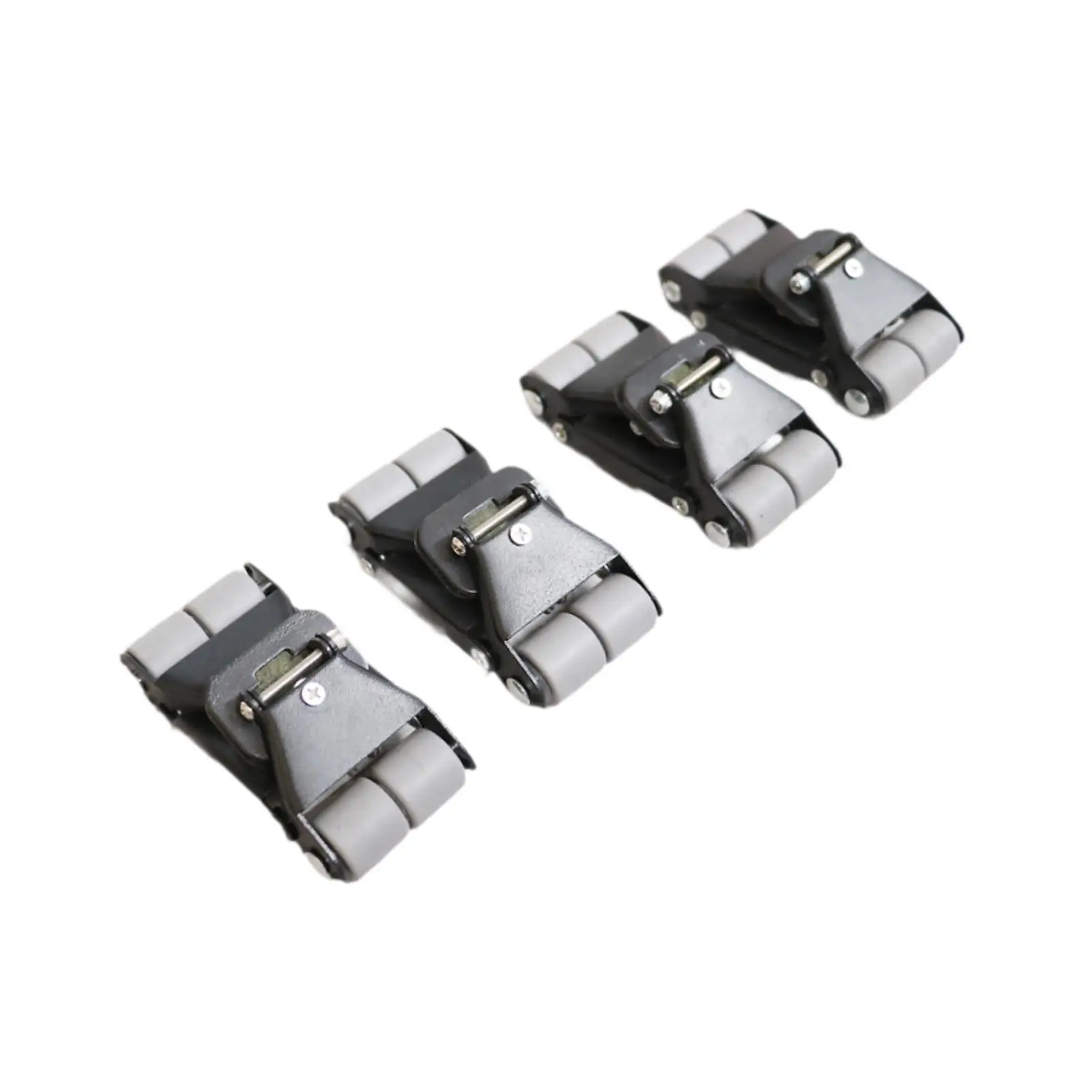 

4Pcs Furniture Lifter Versatile Moving and Lifting System Heavy Duty Black for Cabinet Refrigerators Bookcases Sofas Moving Beds