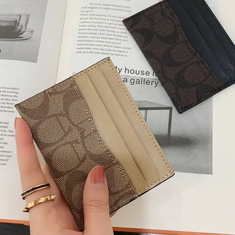 Luxury Design Wallets for Women Multi-Function Card Holder PU Leather Female Small Card Bag Short Women's Purse