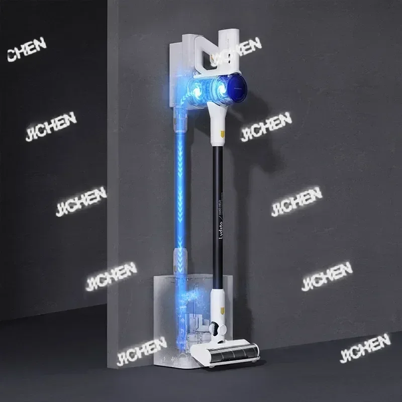 

HTTJQ JC Suitable For H4 Cordless Handheld Pole Vacuum Cleaner 26Kpa High Suction Vacuum Cleaner With Self Emptying