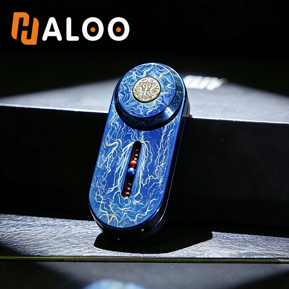 

HALOOPLAYER EDC Mini Composite Type Fidget Slider EDC Fidget Toys For Adults Ratchet Fidget Spinner Anxiety Relief Gadgets