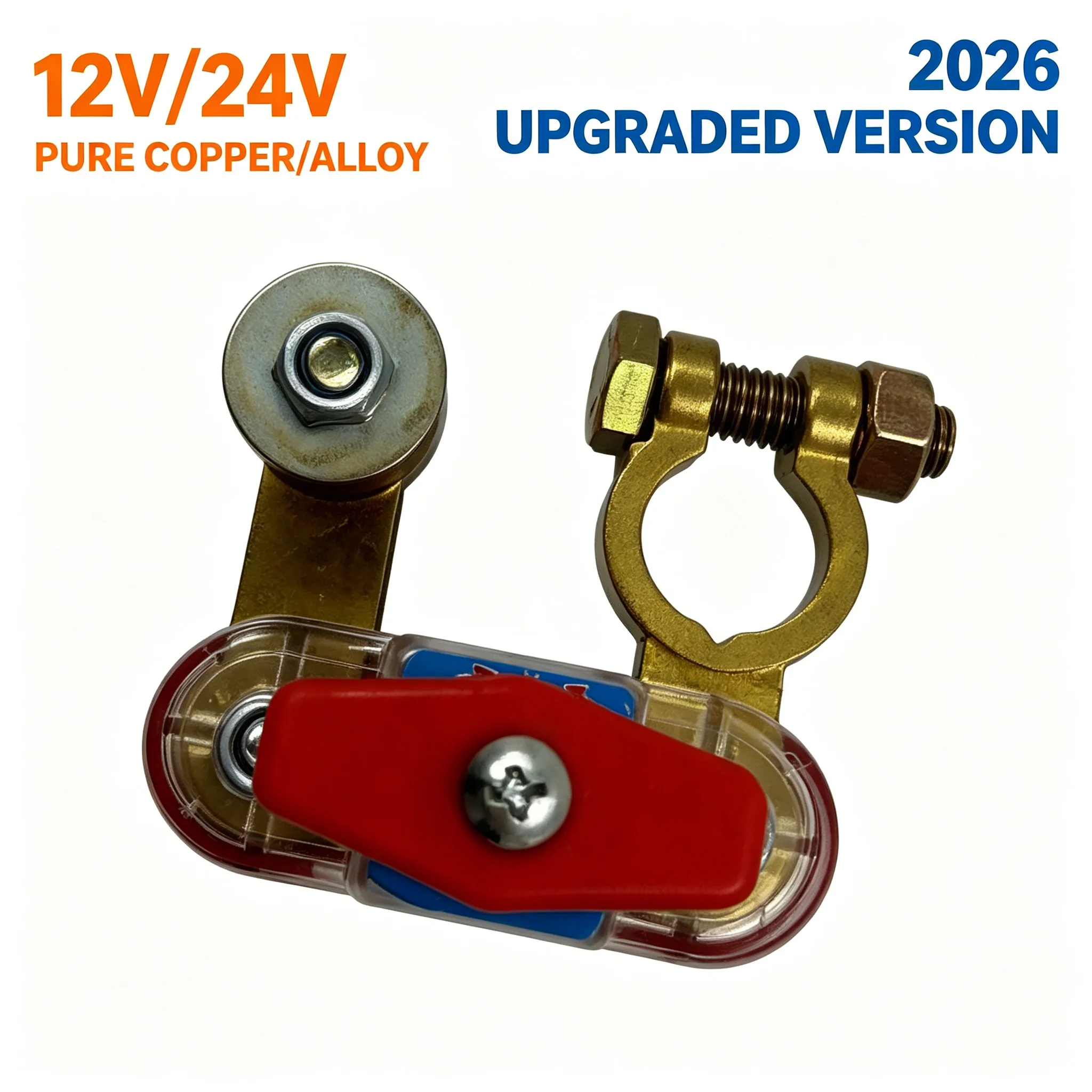 Universal Car Battery 12V/24V Disconnect Isolator Power Negative Terminal Cut Off Switches For Efficient Battery For Toyota/Ford