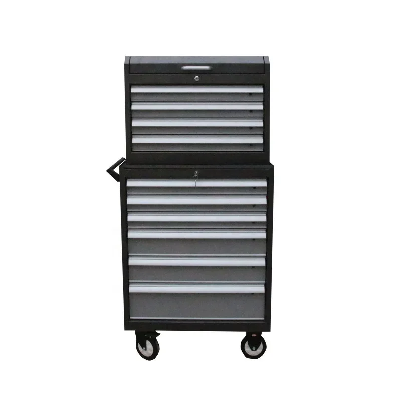 

10-Drawer Rolling Tool Chest & Cabinet Storage Roller Toolbox High Capacity Mechanic Tool Organizer