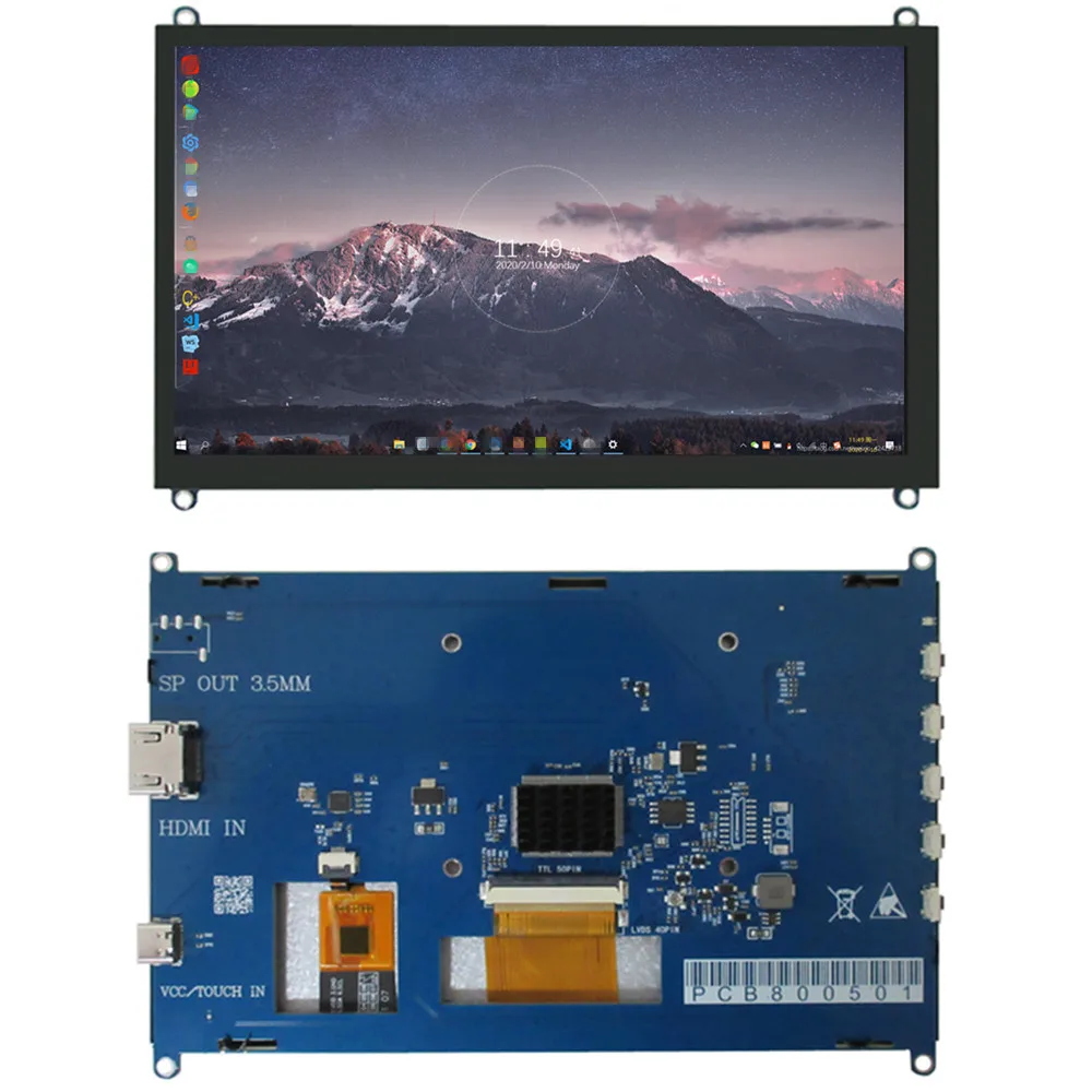 

7-inch IPS LCD display screen+Touch,for Laptop secondary screen,multifunctional portable auxiliary display sub screen monitor