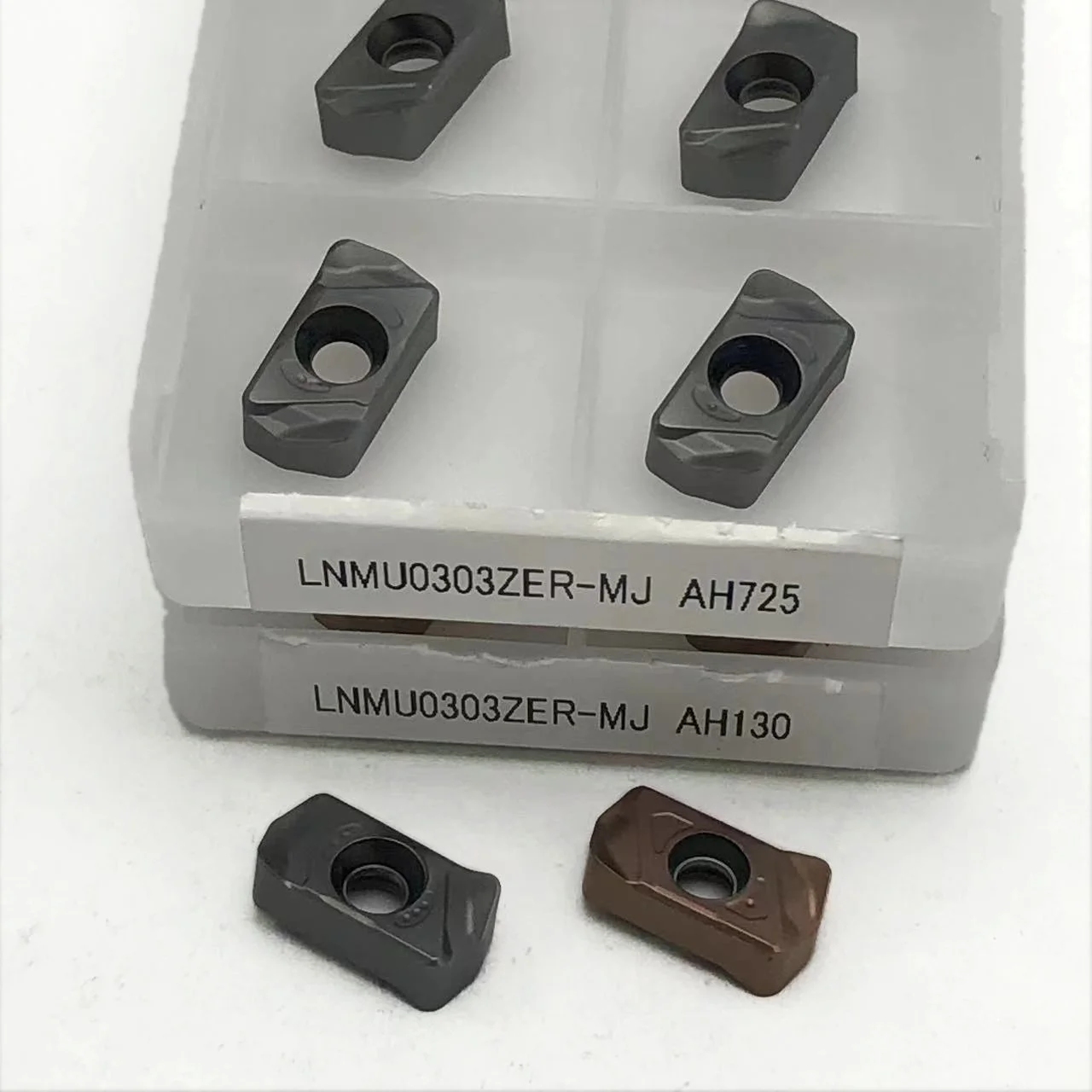 LNMU0303ZER MJ AH725, LNMU0303 ZER MJ AH130, fast feed milling insert double-sided hard alloy turning tool EXN03R tool