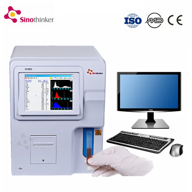 Fully Automatic hematology Analyzer Three-part classification cell routine Analyser