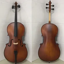 100% solid wood Cello 4/4 3/4 1/2 1/8 spruce wood Top Maple back cello stringed instrument beginner professional violoncello