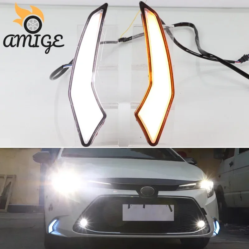 

LED Headlights For Toyota Corolla L/LE/XLE US 2019 2020 Daylights Turn Signal DRL Car LED Daytime Running Light Auto Foglamps