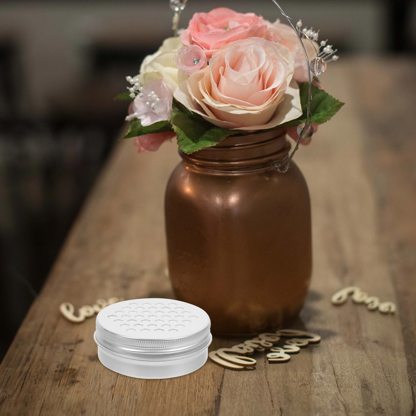 

10pcs Incense Beads Container 60ml Aluminum Hollow Screw Lid Diffuser Freshener Household Metal Box Dog Scent Training Air