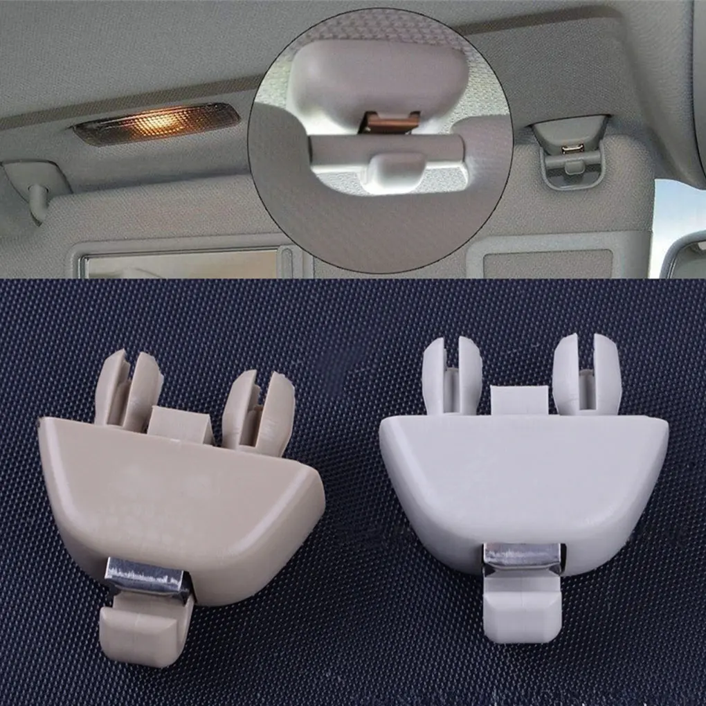 Hook Holder For Sun Visors Easy To Install Wide Range Of Uses Sun Visors Hanger Clip Holder