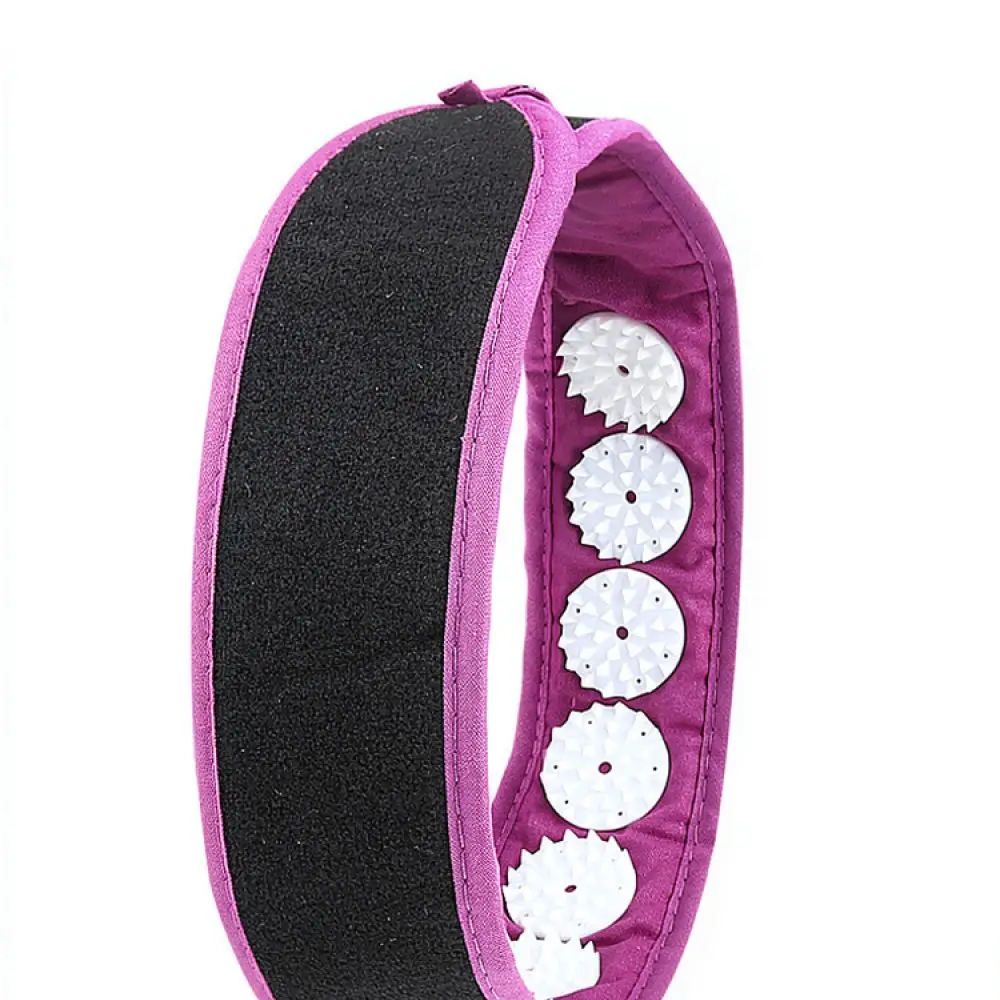 Comfortable Acupressure Headband Massage Belt For Stress Relief Adjustable Self Adhesive Scalp Care Pad Personal Health Tool
