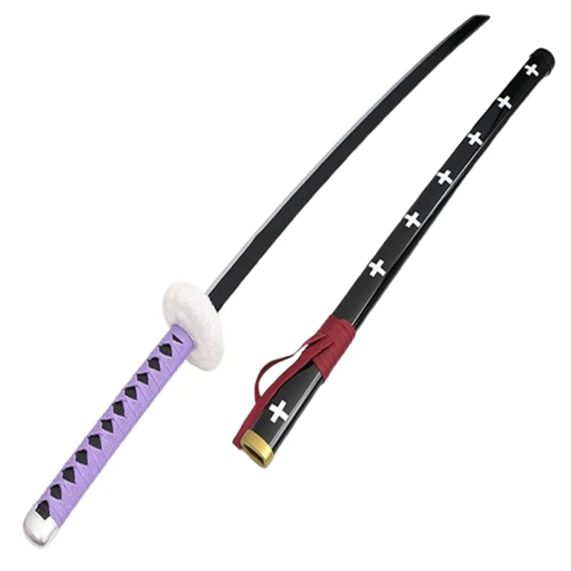 トラファルガーウォーターローコスプレウッド刀、ゴーストクライウェポン、ロールプレイングプロップカタナ、104cm