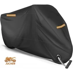 Black Motorcycle Cover Heat Absorbing Silver Coated Reflective Rain and Sun Protective Coat Cover Reflective Car Cover