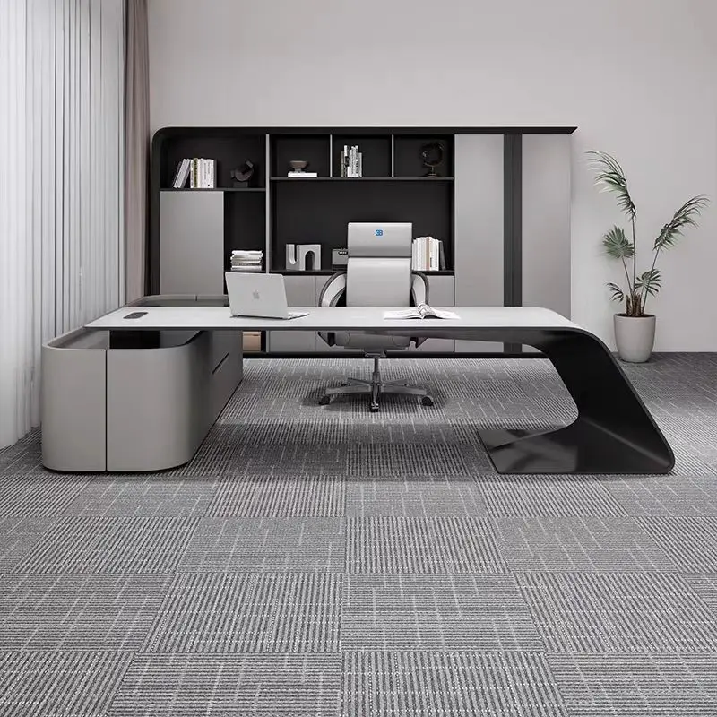 

boss table modern simple desk paint supervisor single president office high-end desk