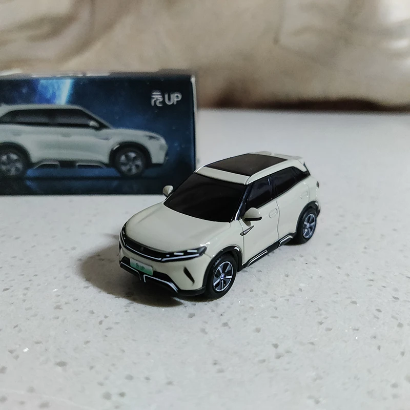 1:64 BYD YUAN UP Vehicle Alloy Car Model Diecast Toy Collectible Ornament Souvenir Toys Cars