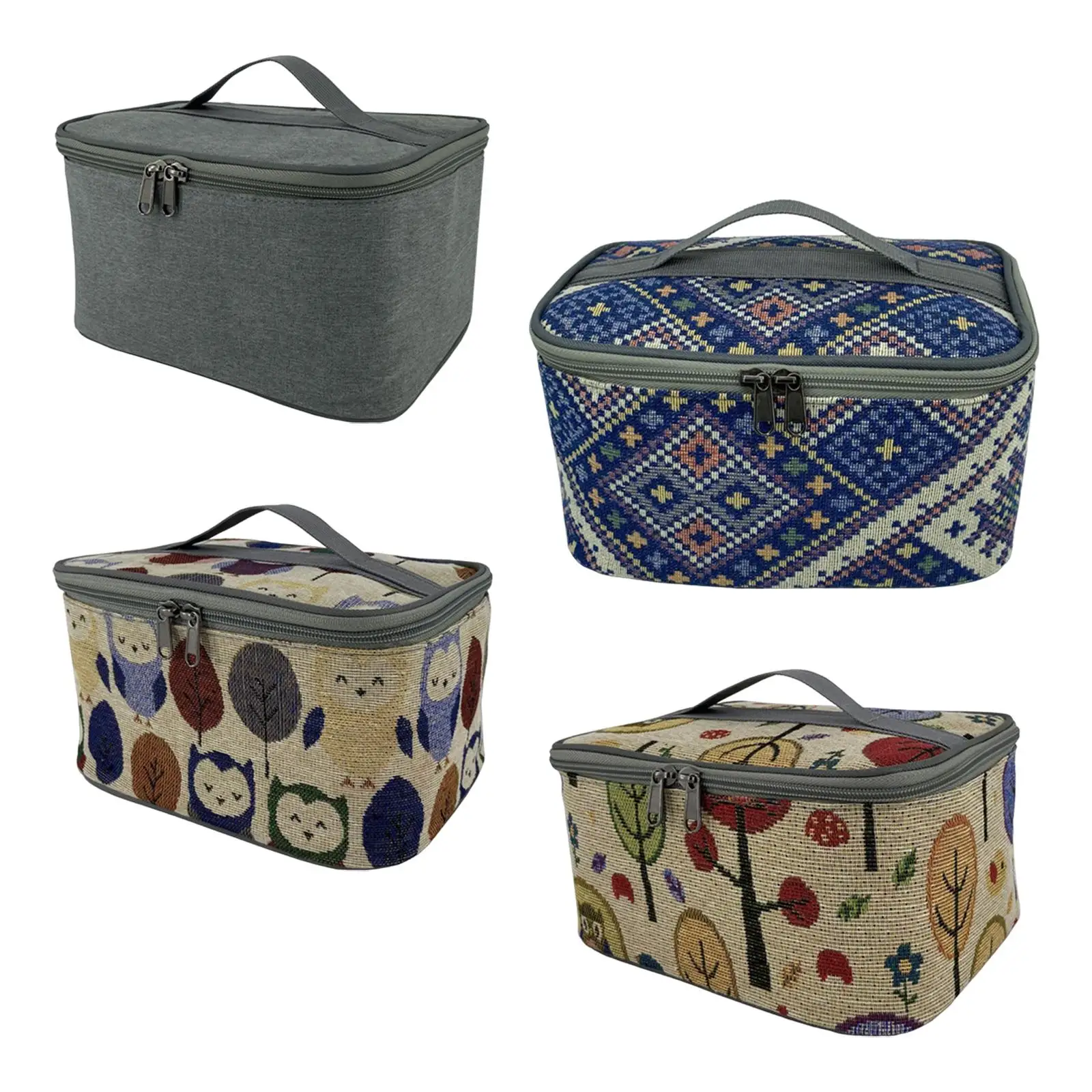 Camping Essentials Spice Storage Jars Carrying Bag Lightweight Oxford Cloth Organizer for Outdoor Accessories Hiking Picnic BBQ