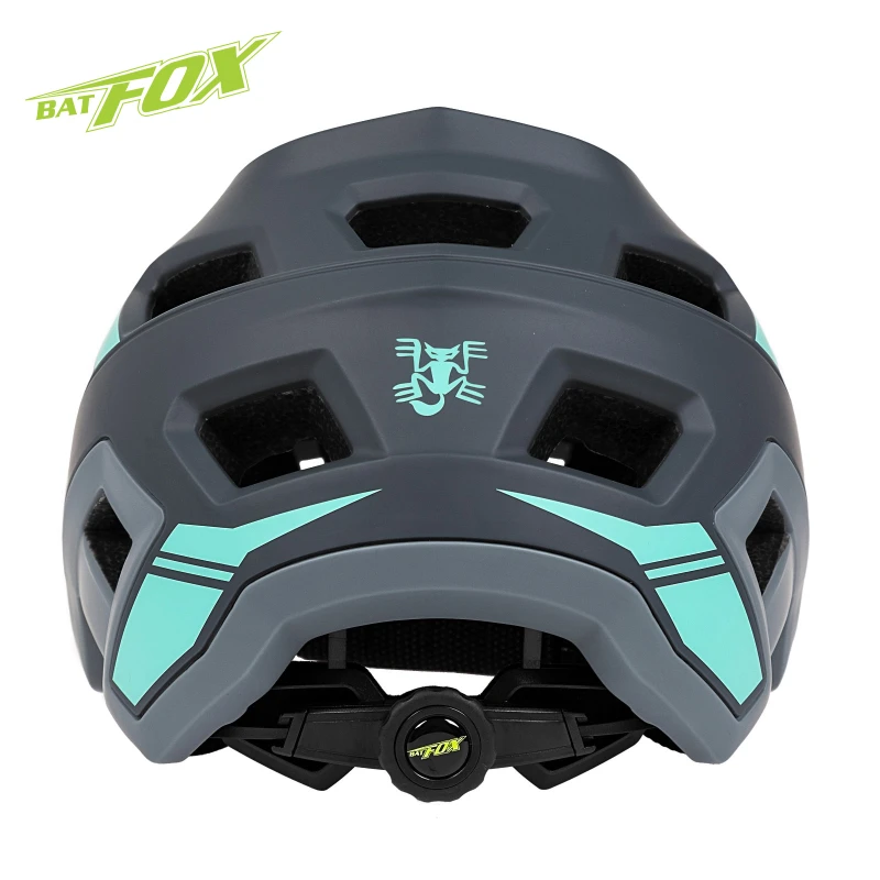 BATFOX-Casque de vélo avec visière pour homme et femme, casque de VTT, casque de cyclisme