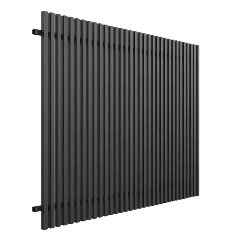 Easily Assembled Eco-Friendly Aluminium Fences Powder Coating Outdoor Aluminium Fence for Backyard