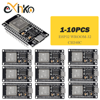 1-10pcs ESP32 WROOM-32 ESP32-S Development Board WiFi+Bluetooth-compatible TYPE-C ESP32 30Pin ESP32 Nodemcu Development Module