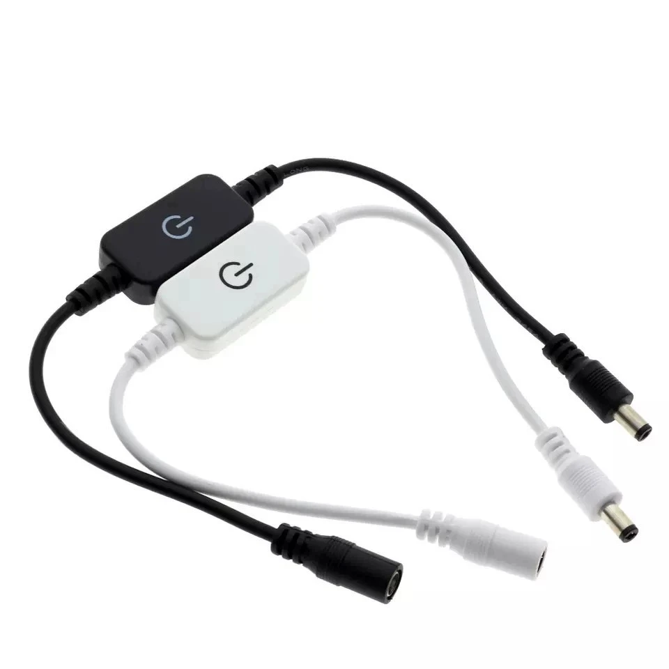 1PC LED Touch Switch Dimmer Controller DC12V 24V 4A 2835 5050 low voltage LED light strip dimming touch switch