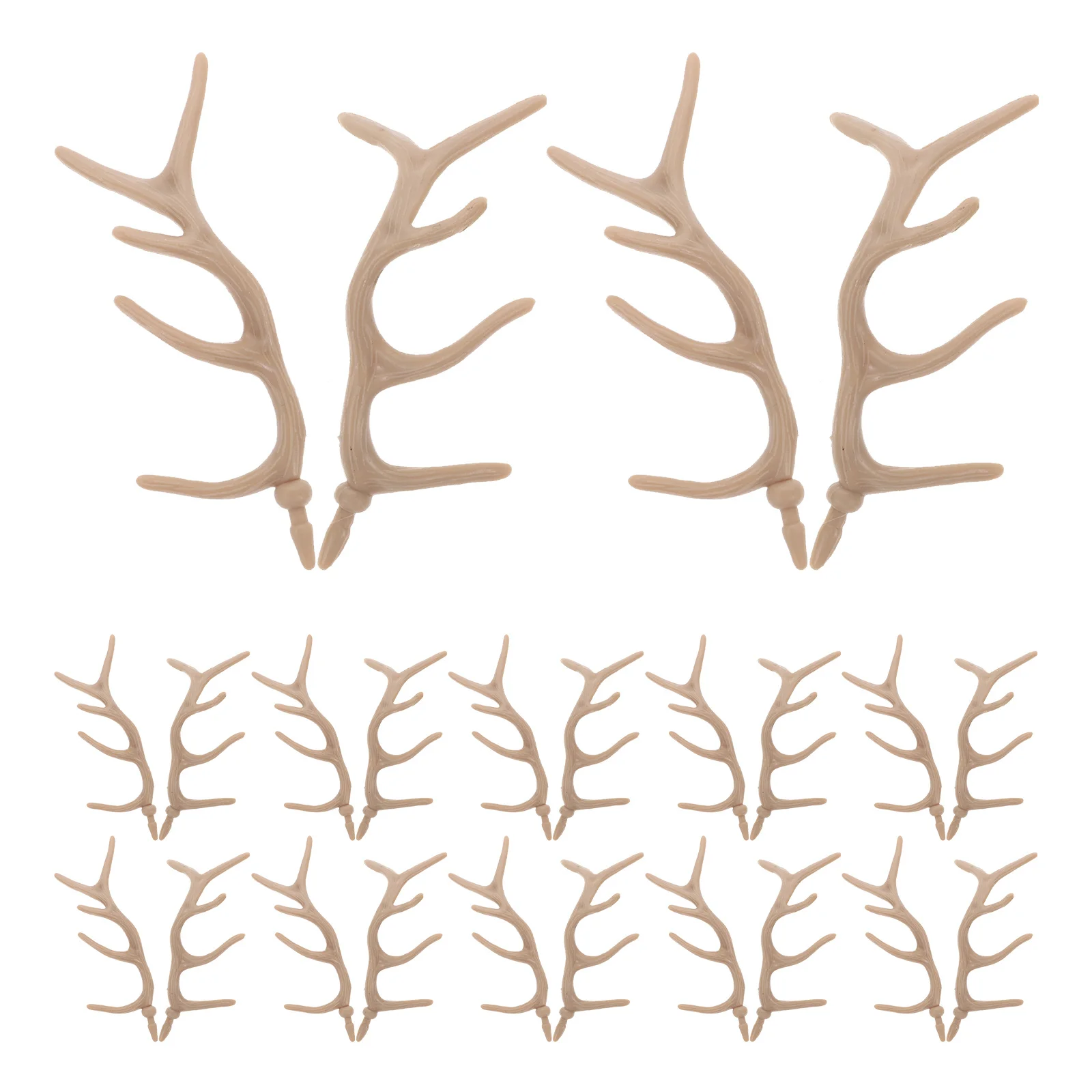 

12Pairs Snowman Antler Branches Delicate Plastic DIY Handmade Christmas Decoration Accessories Craft Embellishments New Year