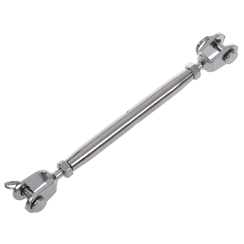 10X 304 Stainless Steel Rigging Screw Closed Body Jaw Jaw Turnbuckle 7/32 Inch Thread