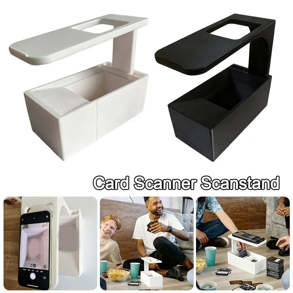 Schneller Kartenscanner Scanstand 3D-Druck Verstellbarer TCG-Kartenschieber Universeller Sammelkartenscanner Kartenspiel