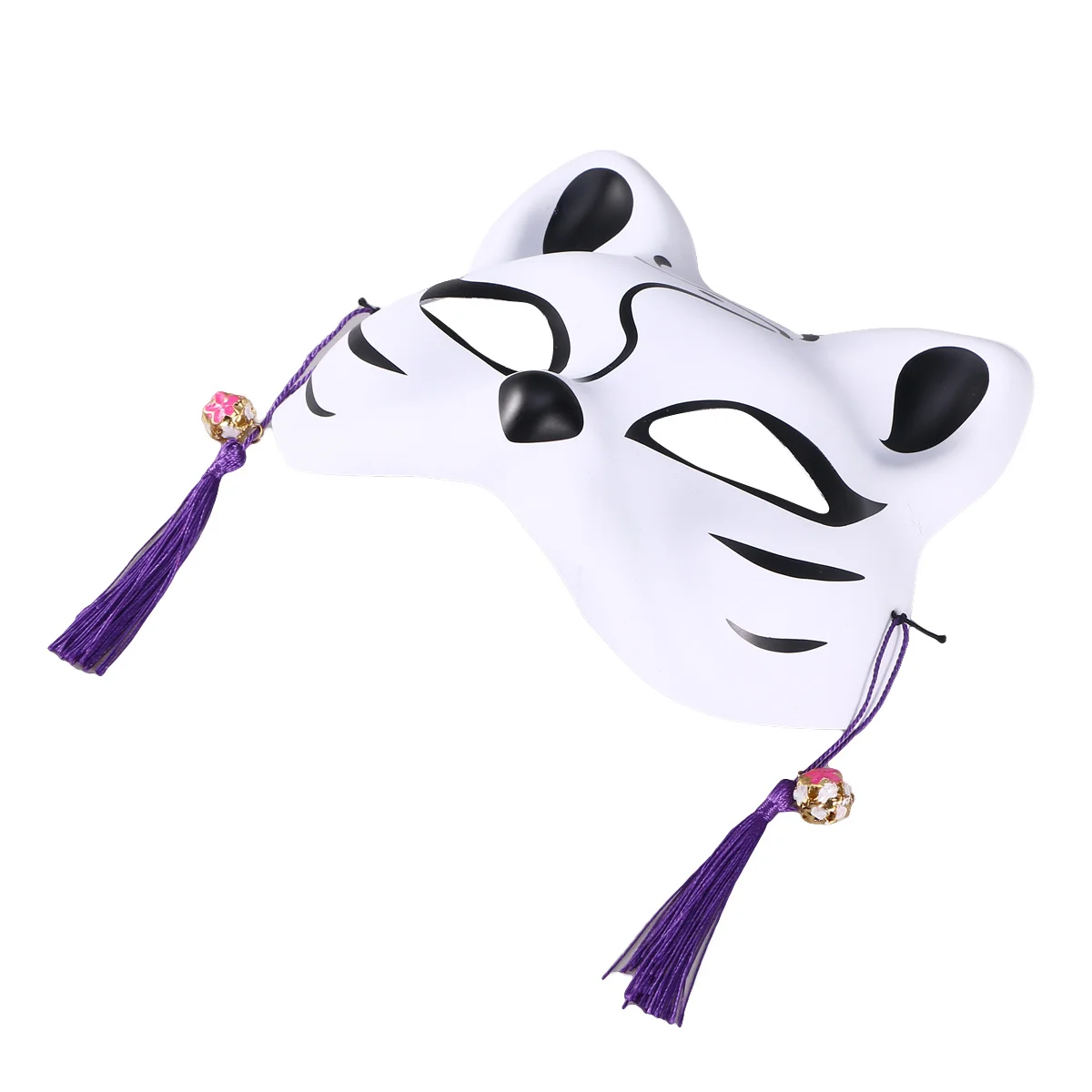 

Full Face Japanese Cat Mask Style Cosplay Prop for Adults Party Event Wearable Lightweight Eco Friendly Design